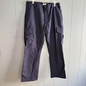 NWT Tyndale FR Womens Sz‎ 12 Navy Cargo Work Pants Flame Resistant Utilitarian